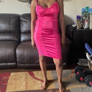 Fashion nova pink dress